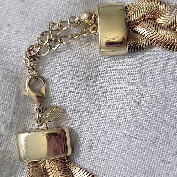 EXPRESS Goldtone Braided Necklace - Picture 7 of 8